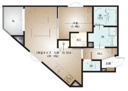 REGALEST堺初芝【2階】の間取り