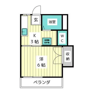 ハイステートカトウ【2階】の間取り