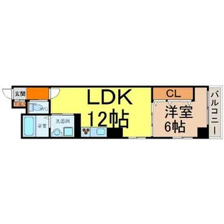 フェリシダージ鶴舞【4階】の間取り