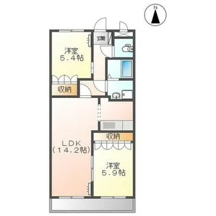 ひかりハウス【2階】の間取り