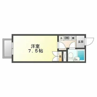 メゾンド・マリオ【208号室】の間取り