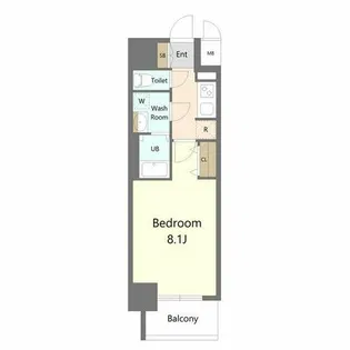 S-RESIDENCE堀田駅前futur(フチュール)【4階】の間取り