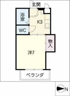VOGELHAUS【108号室】の間取り