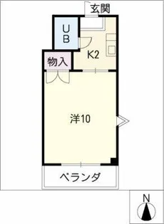 メゾン サンドミール【3A号室】の間取り