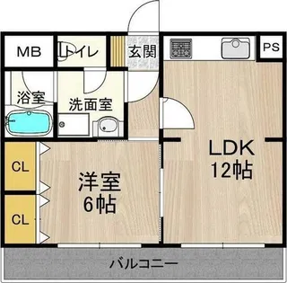 大正メゾン【4階】の間取り