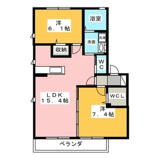 La Vita Felice B【2階】の間取り