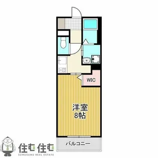 スカイパラスⅢ【204号室】の間取り