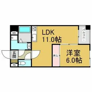 アーク上前津ビル【4階】の間取り