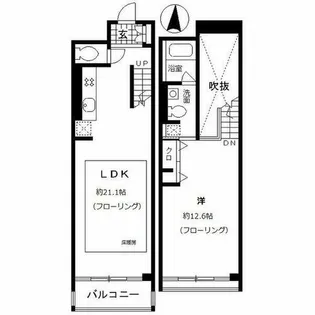 レジディア東桜Ⅱ【14階】の間取り
