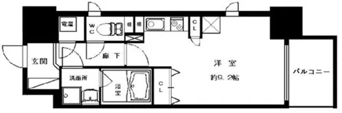 グレンパーク新大阪2【2階】の間取り