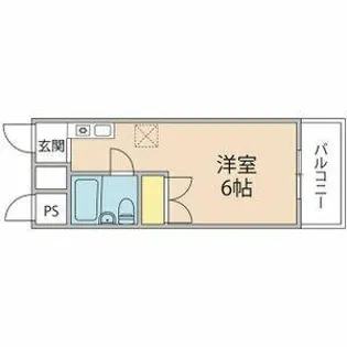 パラディッソコート【7階】の間取り