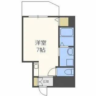 グランパシフィック芦原橋駅前【4階】の間取り