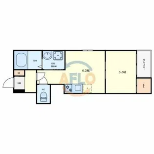 プレデンシア上住吉【3階】の間取り