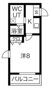 パークヒルズ新大阪will【3階】の間取り