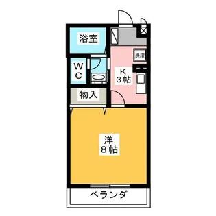 メゾン・ド・ラヴィ菰口Ⅰ【1階】の間取り