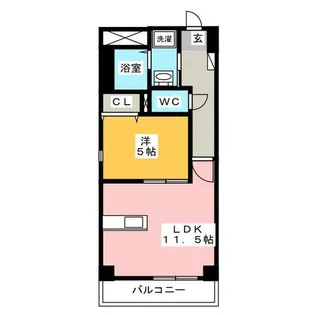 プログレスⅡ【3階】の間取り