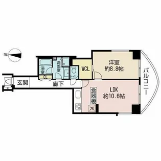 エスペランスピアリッジ駒川【2階】の間取り