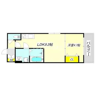 カーサ南吹田【1階】の間取り