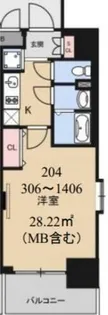Luxe淡路Ⅱ【12階】の間取り