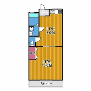 家の森ハイツ【1階】の間取り