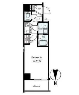 ベラジオ京都洛南グルーブ【5階】の間取り