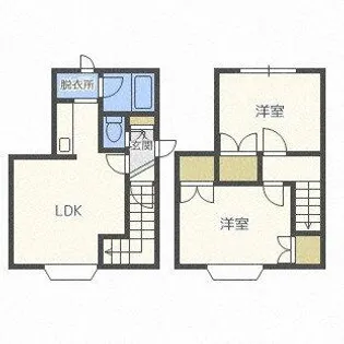 フォーサイト七番舘【103号室】の間取り