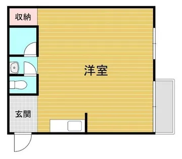 ウェステリア小倉【101号室】の間取り