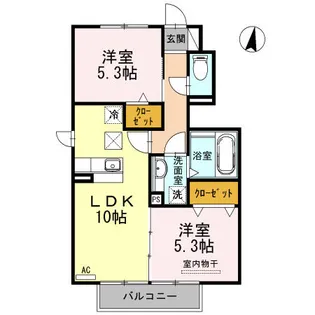 Amor Dens Ⅰ【1階】の間取り