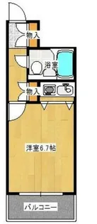 朝日プラザαポート神戸【3階】の間取り