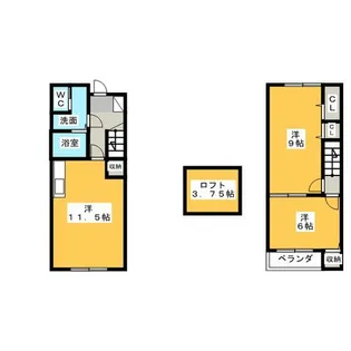 Casa de Miki【1階】の間取り