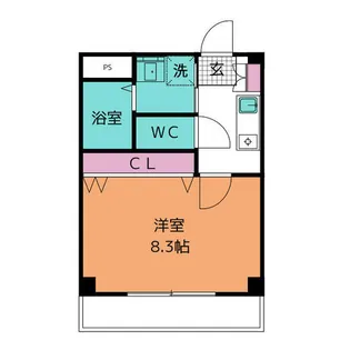 Sweets本宿【3階】の間取り