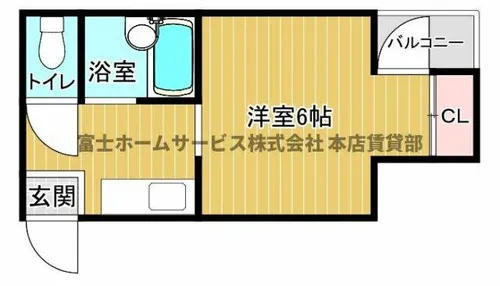 プレアール遠里小野【4階】の間取り