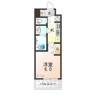 プレサンスTHE KYOTO 粋都【3階】の間取り