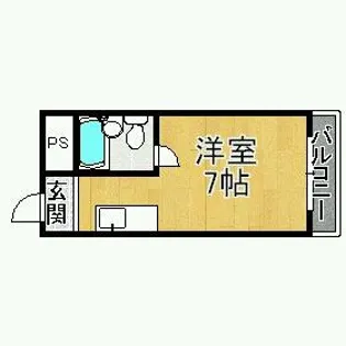 渡辺マンション【2階】の間取り