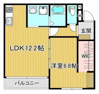 LIVELY【2階】の間取り