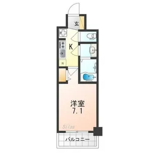 プレデコート西京極【7階】の間取り