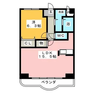 La Bastide(ラ バスティード)【2階】の間取り