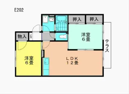 エイトファーム知立E【202号室】の間取り