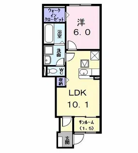 グラン ブレス【1階】の間取り