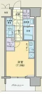 BLAU本町東【10階】の間取り