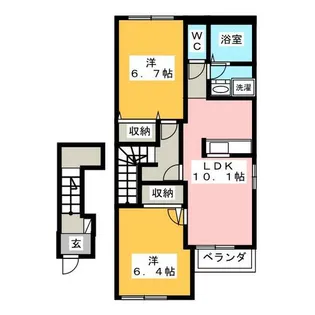 Dolce(ドルチェ)【1階】の間取り