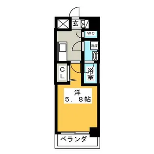 ディアレイシャス泉【3階】の間取り