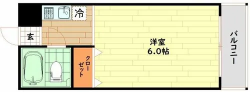 東洋ライオンズマンション野田【4階】の間取り