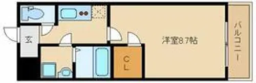 フジパレス尼崎西難波【1階】の間取り