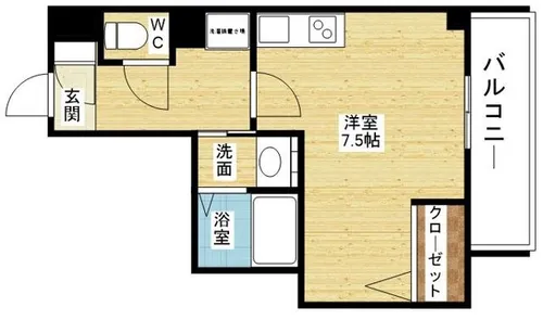 プリエ―ル新大阪サウス【8階】の間取り