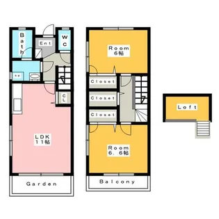 リベルテ【1階】の間取り