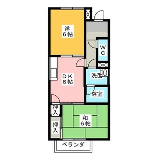 Surplus Two 牟都志【1階】の間取り