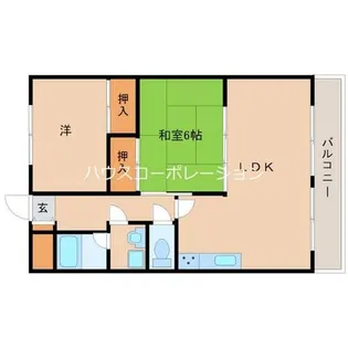 ソシア武庫川【4階】の間取り