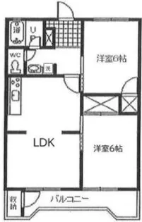 レオパレスⅡ【2階】の間取り