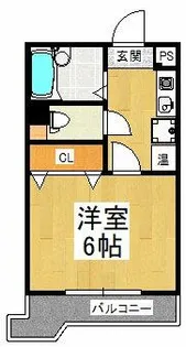 クロスロード北池田【304号室】の間取り